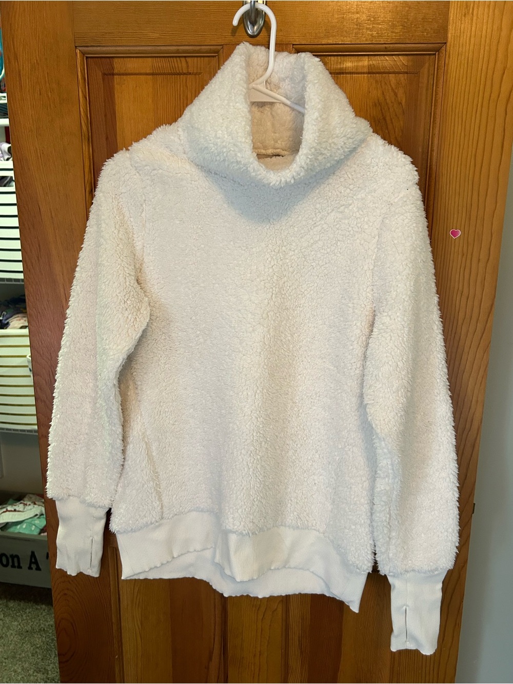 Athleta Plush Turtleneck Pullover - Cream